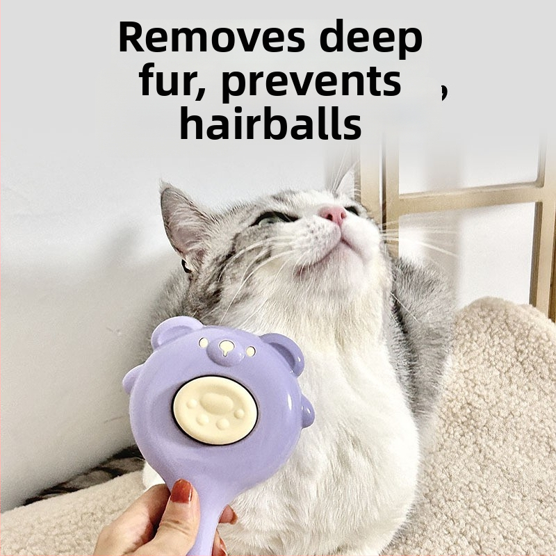Hrebeň na odstraňovanie chlpov mačky a psa — jedným klikom odstránenie chlpov, masážny nástroj, PP materiál, Značka Awesome