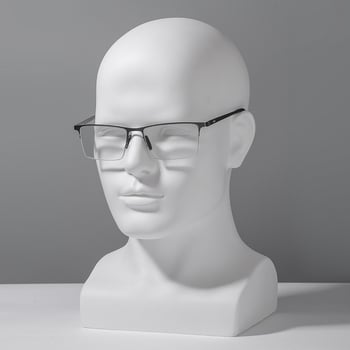 Naočale za čitanje s lećama protiv plavog svjetla, ultra lagane PC leće, metalni okvir s punim okvirom, za starije muškarce