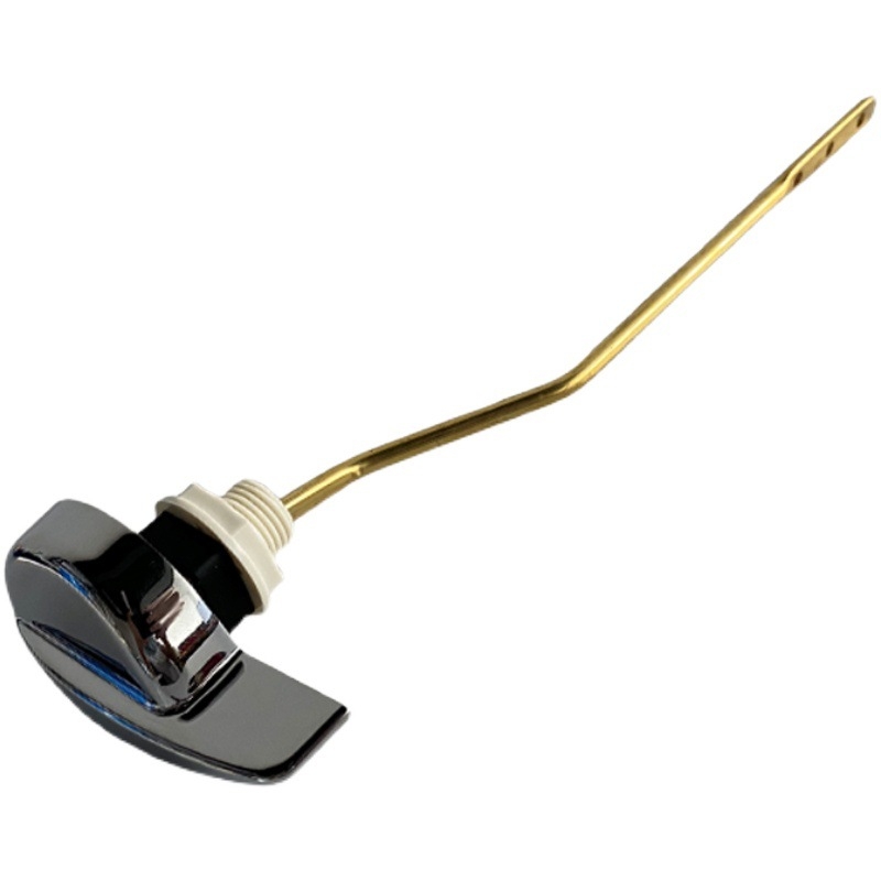 Mâner acționare pentru spălarea toaletei – cupru și aliaj de zinc, acționare prin apăsare, stil minimalist, prelucrare prin ștanțare, YJLEON