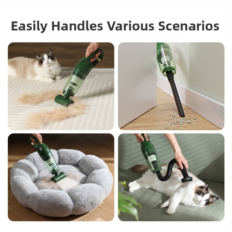 Устройство за премахване на козина от домашни любимци - електрическо, за котешка козина, за легла и килими (Електрическо; Премахване на котешка козина; За легла и килими)