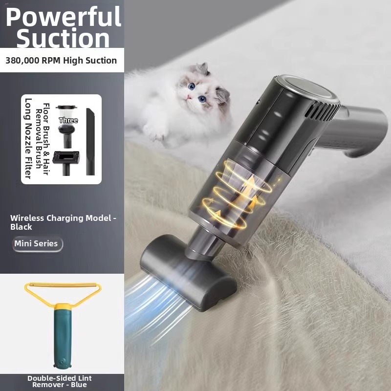 Устройство за премахване на козина от домашни любимци - електрическо, за котешка козина, за легла и килими (Електрическо; Премахване на котешка козина; За легла и килими)