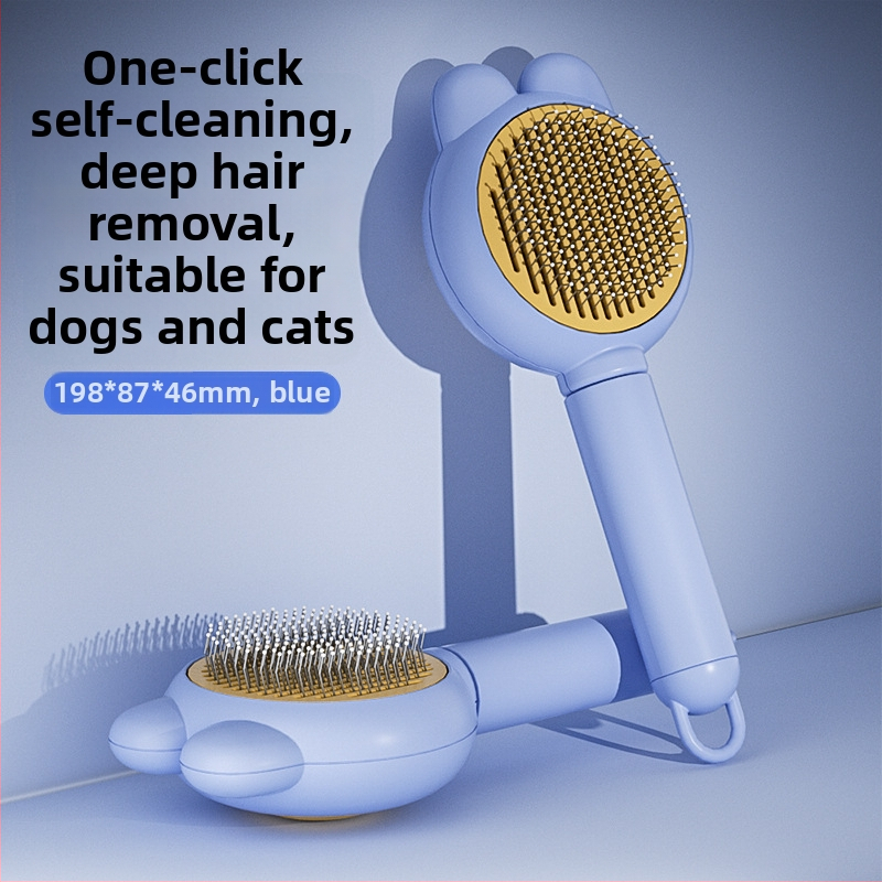 Hrebeň na odstraňovanie voľnej srsti pre mačky a psy, Simple Image, PP materiál, model 65988JX, univerzálne použitie