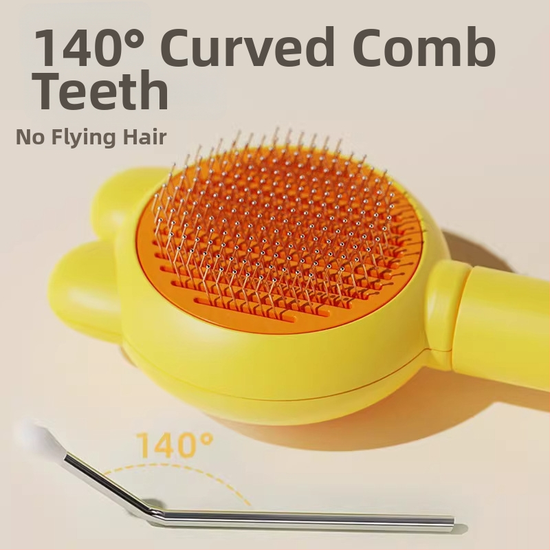 Hrebeň na odstraňovanie voľnej srsti pre mačky a psy, Simple Image, PP materiál, model 65988JX, univerzálne použitie