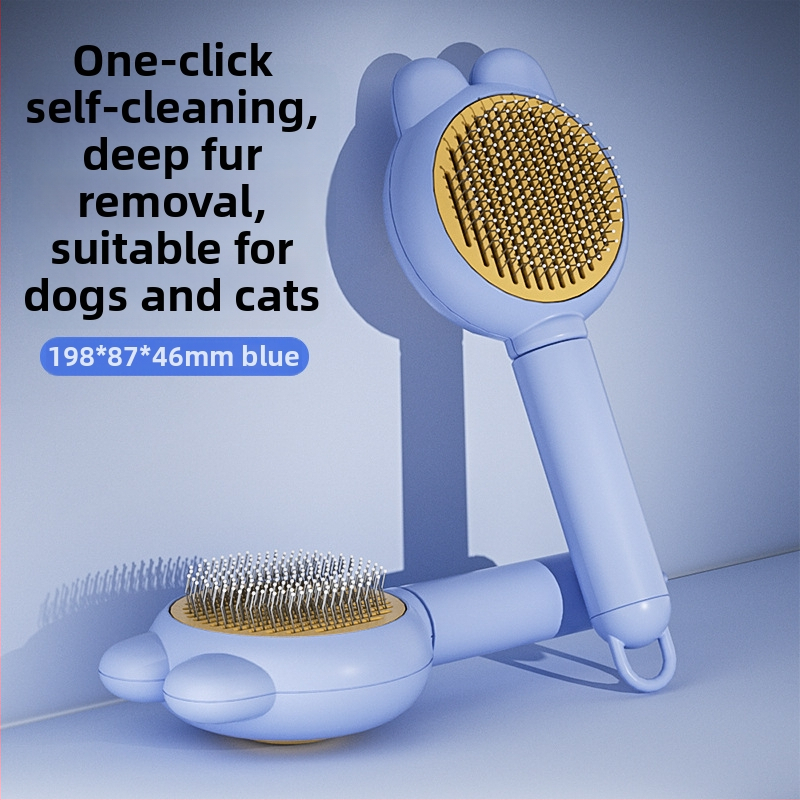 Hrebeň na odstraňovanie voľnej srsti pre mačky a psy, Simple Image, PP materiál, model 65988JX, univerzálne použitie