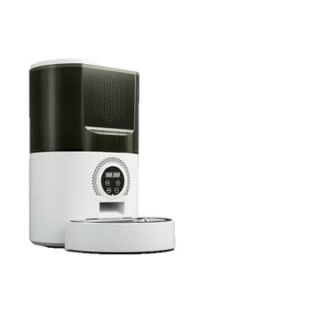 Hrănitor automat inteligent pentru animale de companie cu control prin aplicație, porții programate, cameră, design detașabil pentru pisici și câini