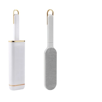 Elektrostatska četka za uklanjanje dlaka s poklopcem — plastična, moderni minimalistički stil, lansiranje proljeće 2021, za odjeću, posteljinu i dlake kućnih ljubimaca