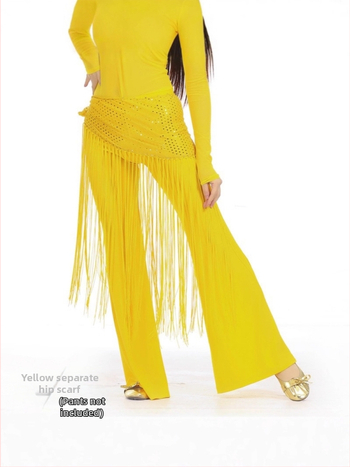 Bojtový pás s výšivkou — Indický tanečný kostým, trojdielna skúšobná sada, polyesterový materiál