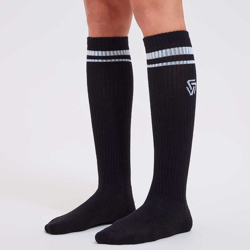 Șosete de compresie pentru alergare și ciclism, respirabile, elastice, cu susținere pentru gambă și gleznă, din fibră de poliester