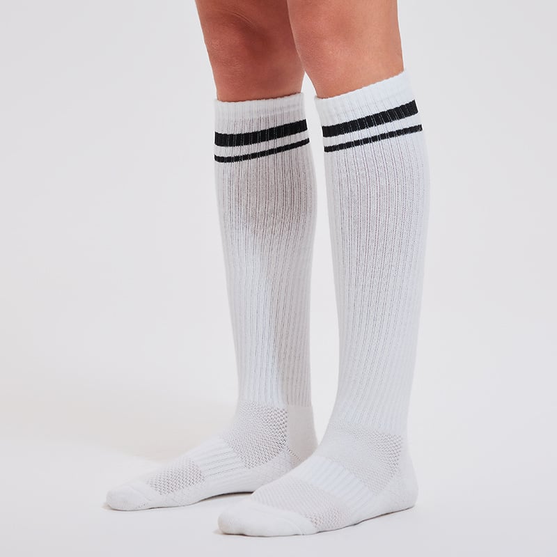 Șosete de compresie pentru alergare și ciclism, respirabile, elastice, cu susținere pentru gambă și gleznă, din fibră de poliester