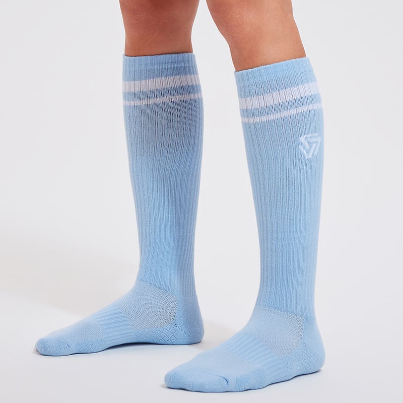 Șosete de compresie pentru alergare și ciclism, respirabile, elastice, cu susținere pentru gambă și gleznă, din fibră de poliester