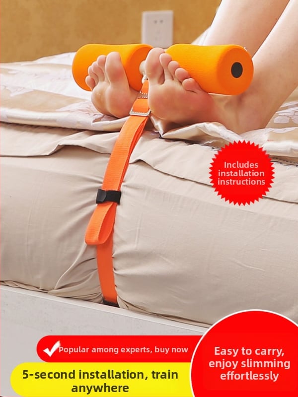 Kućni uređaj za sit‑up – pomoćnik za trbušne vježbe sa stabilizatorom i fiksnom podrškom za stopala