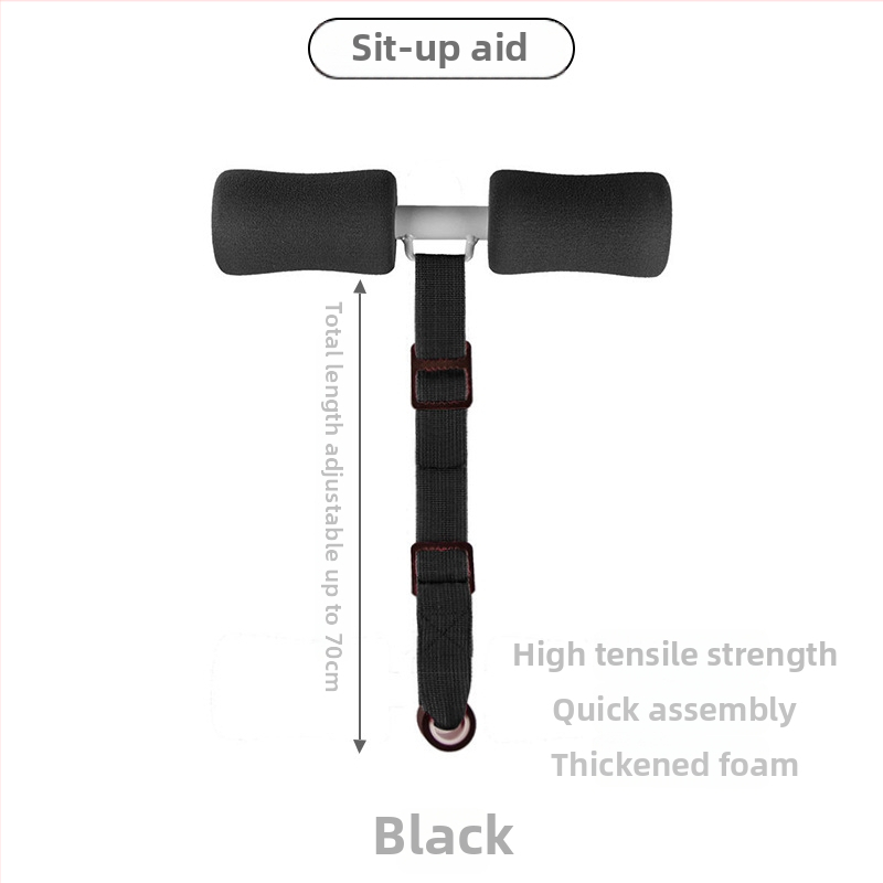 Kućni uređaj za sit‑up – pomoćnik za trbušne vježbe sa stabilizatorom i fiksnom podrškom za stopala