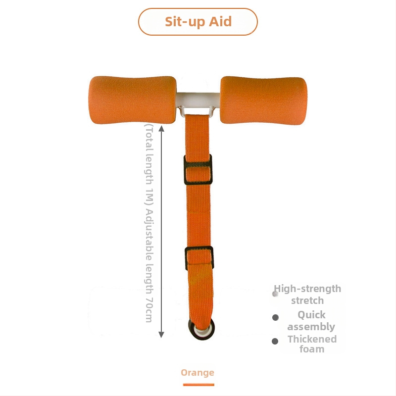Kućni uređaj za sit‑up – pomoćnik za trbušne vježbe sa stabilizatorom i fiksnom podrškom za stopala