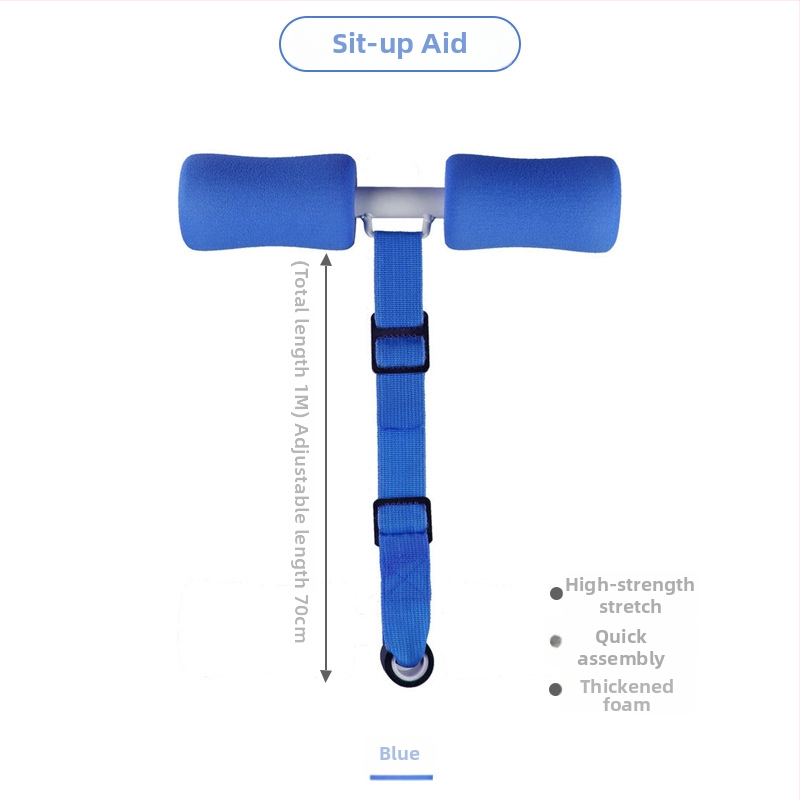Kućni uređaj za sit‑up – pomoćnik za trbušne vježbe sa stabilizatorom i fiksnom podrškom za stopala