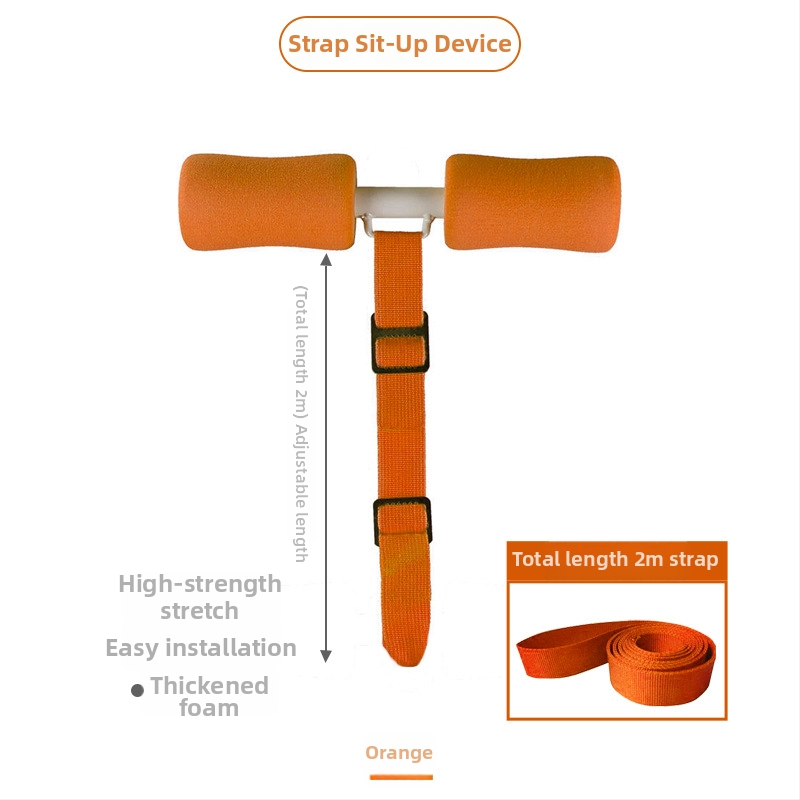 Kućni uređaj za sit‑up – pomoćnik za trbušne vježbe sa stabilizatorom i fiksnom podrškom za stopala