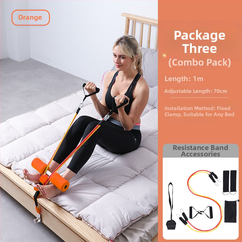 Kućni uređaj za sit‑up – pomoćnik za trbušne vježbe sa stabilizatorom i fiksnom podrškom za stopala