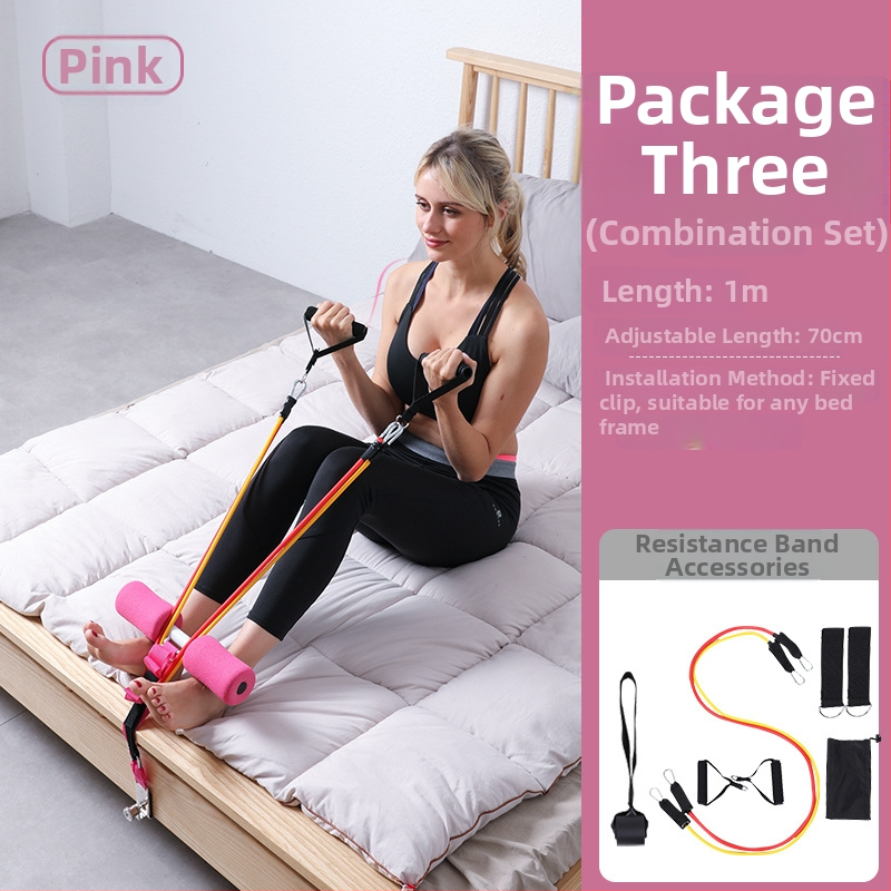 Kućni uređaj za sit‑up – pomoćnik za trbušne vježbe sa stabilizatorom i fiksnom podrškom za stopala