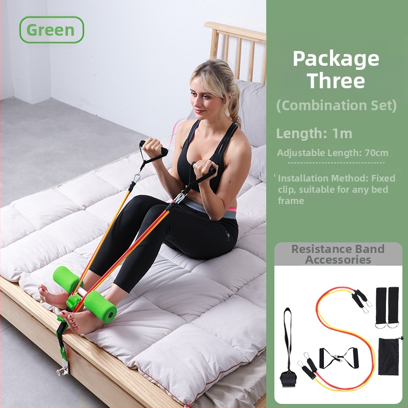 Kućni uređaj za sit‑up – pomoćnik za trbušne vježbe sa stabilizatorom i fiksnom podrškom za stopala