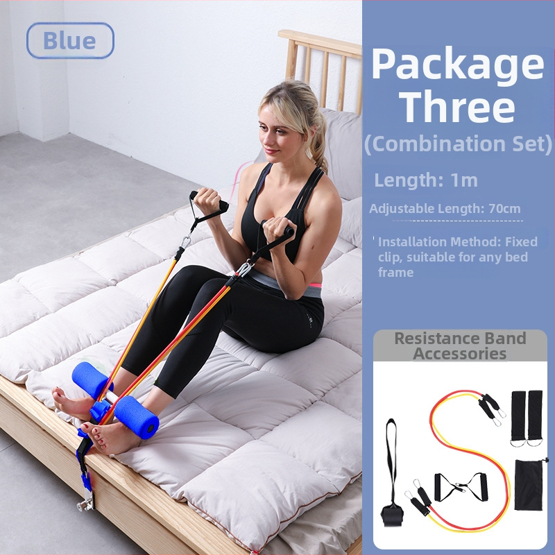 Kućni uređaj za sit‑up – pomoćnik za trbušne vježbe sa stabilizatorom i fiksnom podrškom za stopala