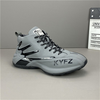 Botine bărbați Martin, piele naturală, vârf rotund, toc mediu 3-5 cm, formă neobișnuită a tocurii, pentru toamnă