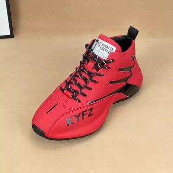 Botine bărbați Martin, piele naturală, vârf rotund, toc mediu 3-5 cm, formă neobișnuită a tocurii, pentru toamnă