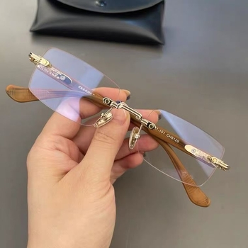 Naočale za čitanje bez okvira, plastične leće, univerzalno pristajanje,pogodne za kvadratni oblik lica, jesensko izdanje 2022