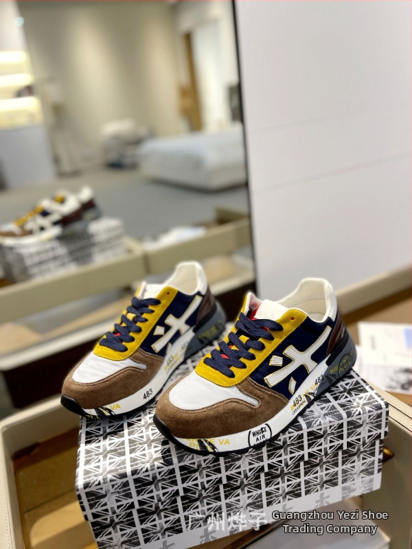 Unisex kožne casual tenisice s debelim potplatom, europskog stila, prozračne tenisice za trčanje s mekom đonom