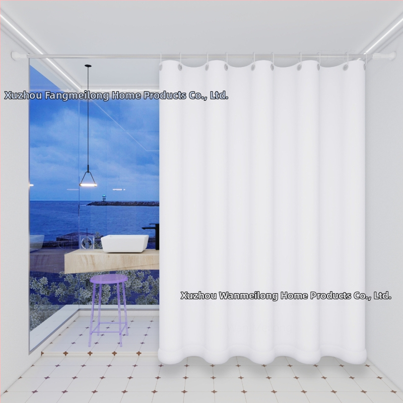 Polyesterový sprchový záves do kúpeľne, hrubší, vodotesný a plesňamodolný, s kresleným vzorom v etnickom štýle, prispôsobiteľný