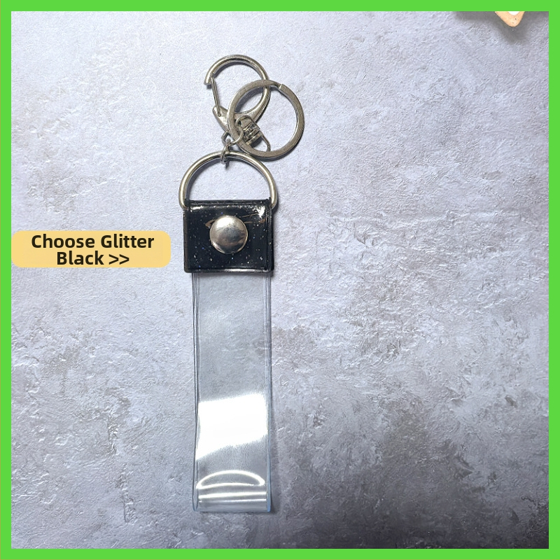 PVC set na ukladanie koncertných stúh – plastový ochranný kryt pre fanúšikovské doplnky a prívesok na kľúče, prispôsobiteľný