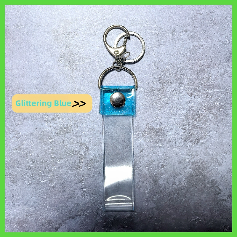 PVC set na ukladanie koncertných stúh – plastový ochranný kryt pre fanúšikovské doplnky a prívesok na kľúče, prispôsobiteľný