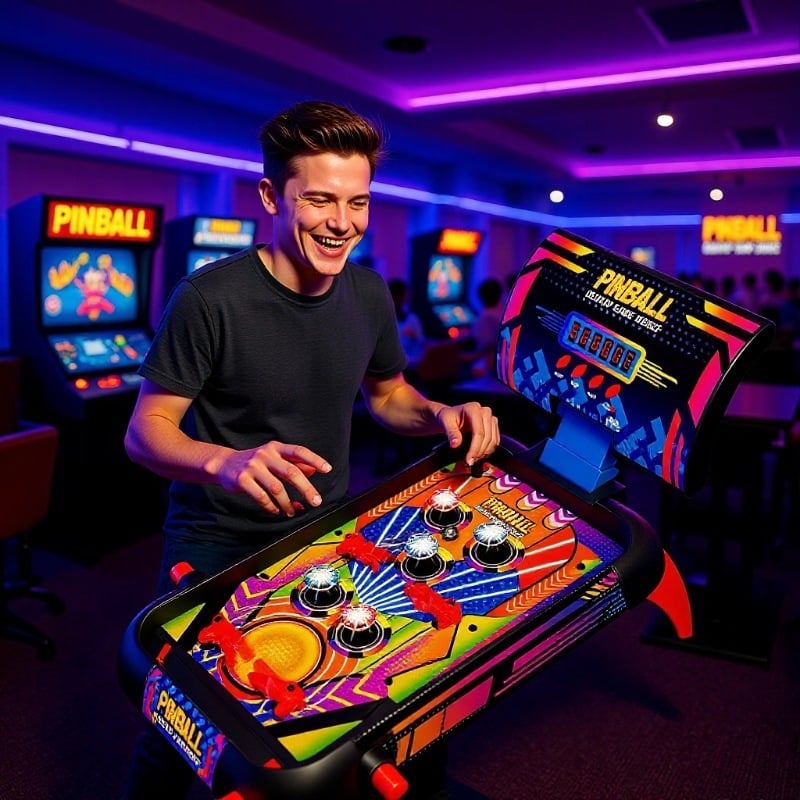 Μίνι επιτραπέζιο pinball για παιδιά με αλληλεπίδραση γονέα-παιδιού; υλικό πλαστικό; κατάλληλο για ηλικίες 4–14
