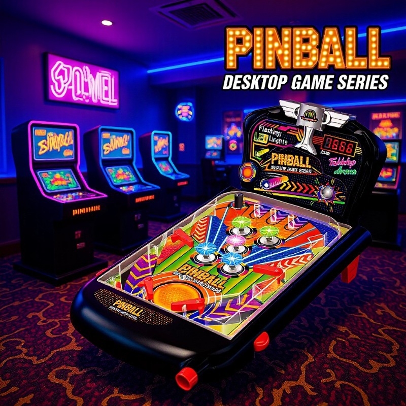 Μίνι επιτραπέζιο pinball για παιδιά με αλληλεπίδραση γονέα-παιδιού; υλικό πλαστικό; κατάλληλο για ηλικίες 4–14