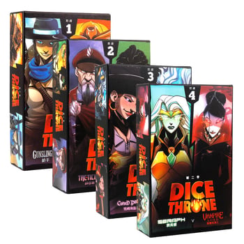 Dice Throne Κάρτες για επιτραπέζιο παιχνίδι (Εποχές 1–2) – Υλικό: Χαρτί; Κατηγορία: Κάρτες για επιτραπέζιο παιχνίδι; 3C: Παιχνίδια για ηλικίες 14+; Στόχος ηλικιακής ομάδας: Νέοι 15–35 ετών