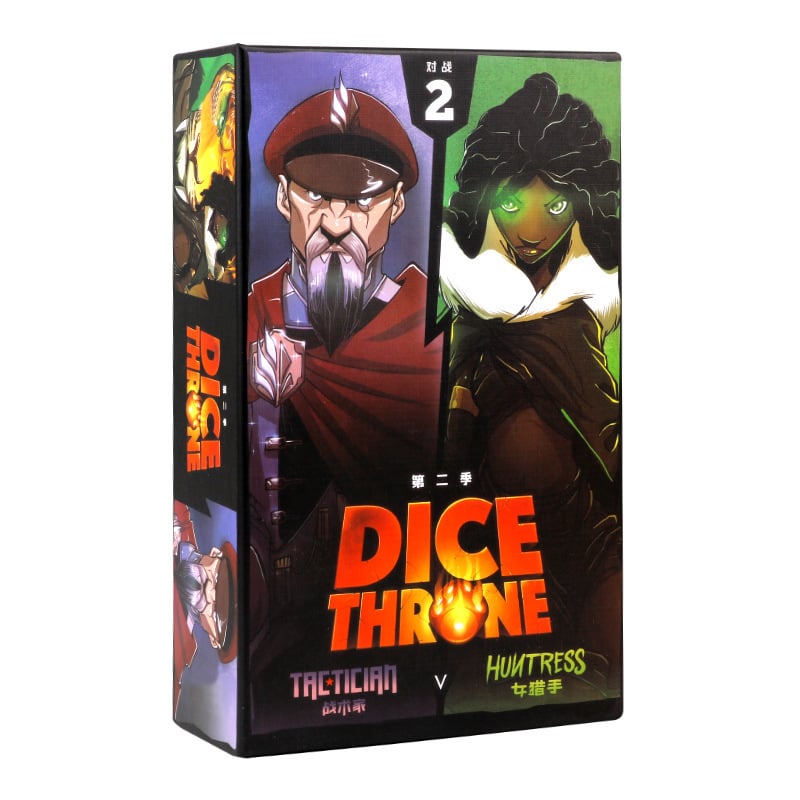 Dice Throne Κάρτες για επιτραπέζιο παιχνίδι (Εποχές 1–2) – Υλικό: Χαρτί; Κατηγορία: Κάρτες για επιτραπέζιο παιχνίδι; 3C: Παιχνίδια για ηλικίες 14+; Στόχος ηλικιακής ομάδας: Νέοι 15–35 ετών