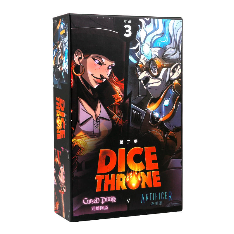 Dice Throne Κάρτες για επιτραπέζιο παιχνίδι (Εποχές 1–2) – Υλικό: Χαρτί; Κατηγορία: Κάρτες για επιτραπέζιο παιχνίδι; 3C: Παιχνίδια για ηλικίες 14+; Στόχος ηλικιακής ομάδας: Νέοι 15–35 ετών