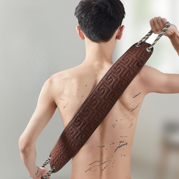 Prosop de baie pentru bărbați cu mănușă de frecare a spatelui, exfoliant, din viscoză, utilizare generală