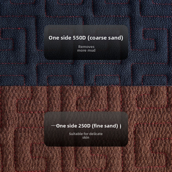Pánska osuška do kúpeľa s rukavicou na čistenie chrbta, exfoliačná, z viskozy, všeobecné použitie