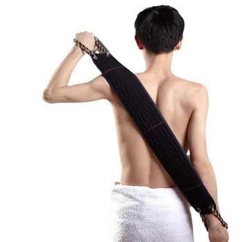 Prosop de baie pentru bărbați cu mănușă de frecare a spatelui, exfoliant, din viscoză, utilizare generală