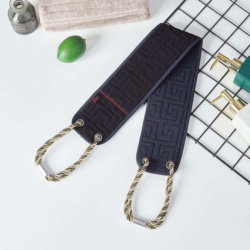 Prosop de baie pentru bărbați cu mănușă de frecare a spatelui, exfoliant, din viscoză, utilizare generală