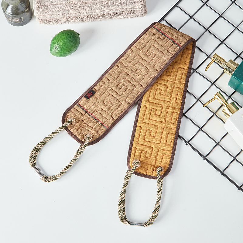 Prosop de baie pentru bărbați cu mănușă de frecare a spatelui, exfoliant, din viscoză, utilizare generală