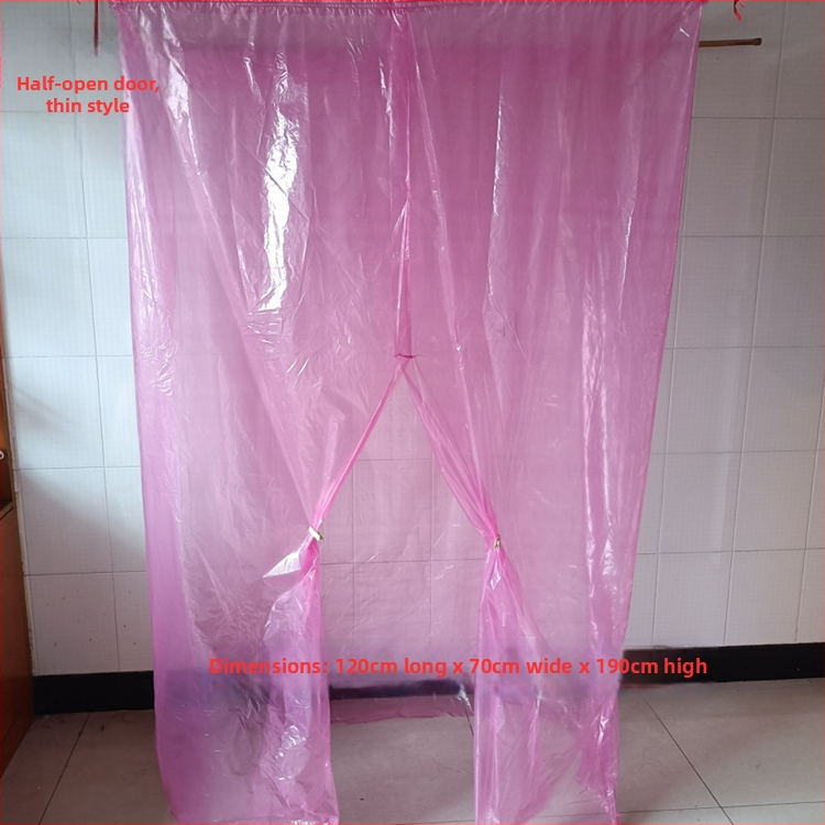 Sprchová stan pre dospelých, izolovaná na zimu, obdĺžnikový plast