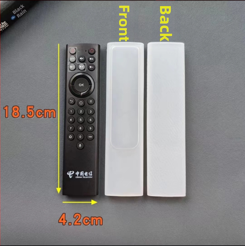 Ochranný kryt na diaľkový ovládač set-top boxu, priehľadný silikón, vodeodolný, prachotesný, proti pádu