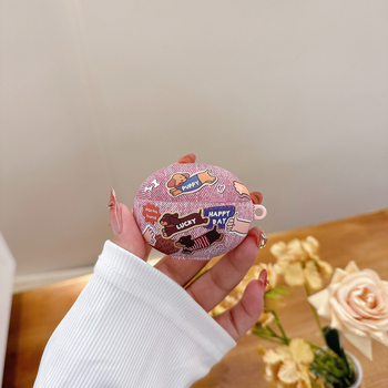 Zaštitna TPU futrola za Huawei FreeBuds 5i/6i i FreeBuds Pro 4 – mat završni sloj, ručna izrada, stil crtani, prilagodljivo