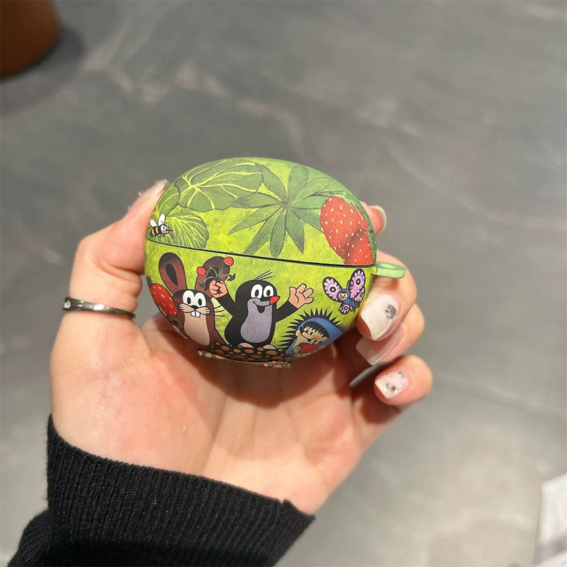 Zaštitna TPU futrola za Huawei FreeBuds 5i/6i i FreeBuds Pro 4 – mat završni sloj, ručna izrada, stil crtani, prilagodljivo