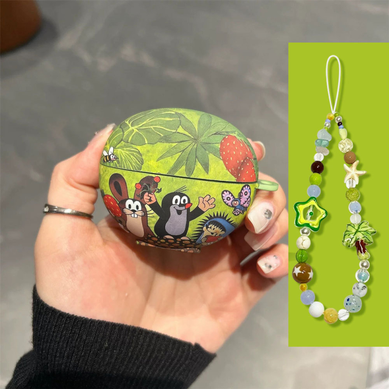 Zaštitna TPU futrola za Huawei FreeBuds 5i/6i i FreeBuds Pro 4 – mat završni sloj, ručna izrada, stil crtani, prilagodljivo