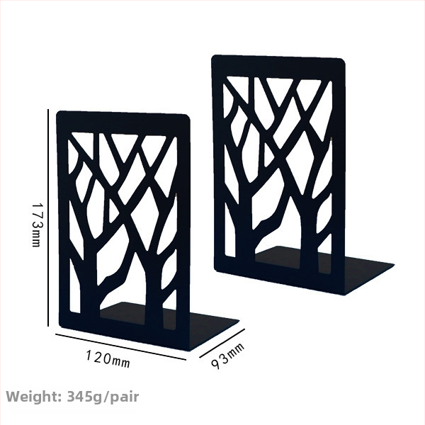 Kovový stojan na knihy a kancelársky set, model xj-3652, značka Hundred Chop; hmotnosť páru 708 g; vnútorné balenie 260x150x150 mm