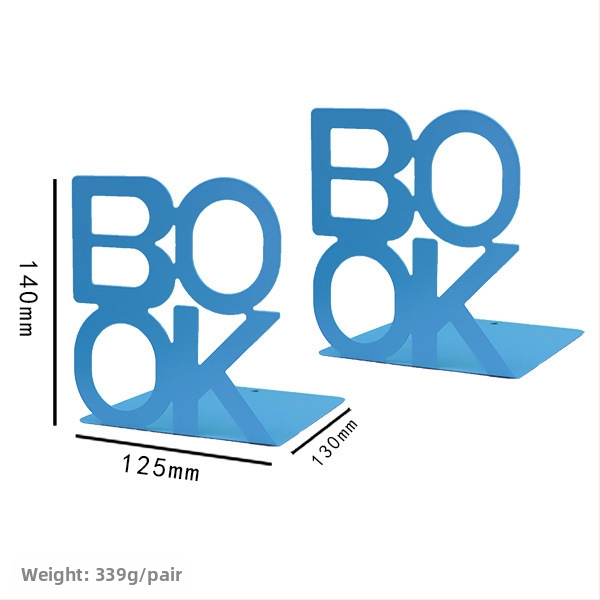 Kovový stojan na knihy a kancelársky set, model xj-3652, značka Hundred Chop; hmotnosť páru 708 g; vnútorné balenie 260x150x150 mm
