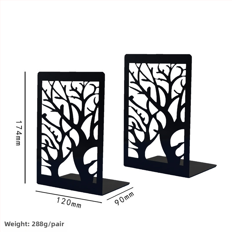 Kovový stojan na knihy a kancelársky set, model xj-3652, značka Hundred Chop; hmotnosť páru 708 g; vnútorné balenie 260x150x150 mm