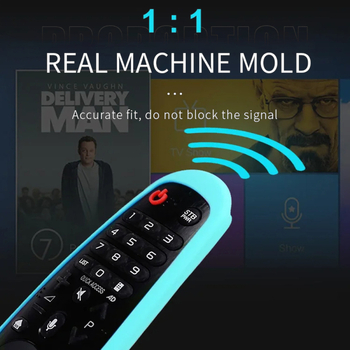 LG-MR távirányító védőburkolat – puha szilikon, ütésálló, világító, kompatibil LG-MR