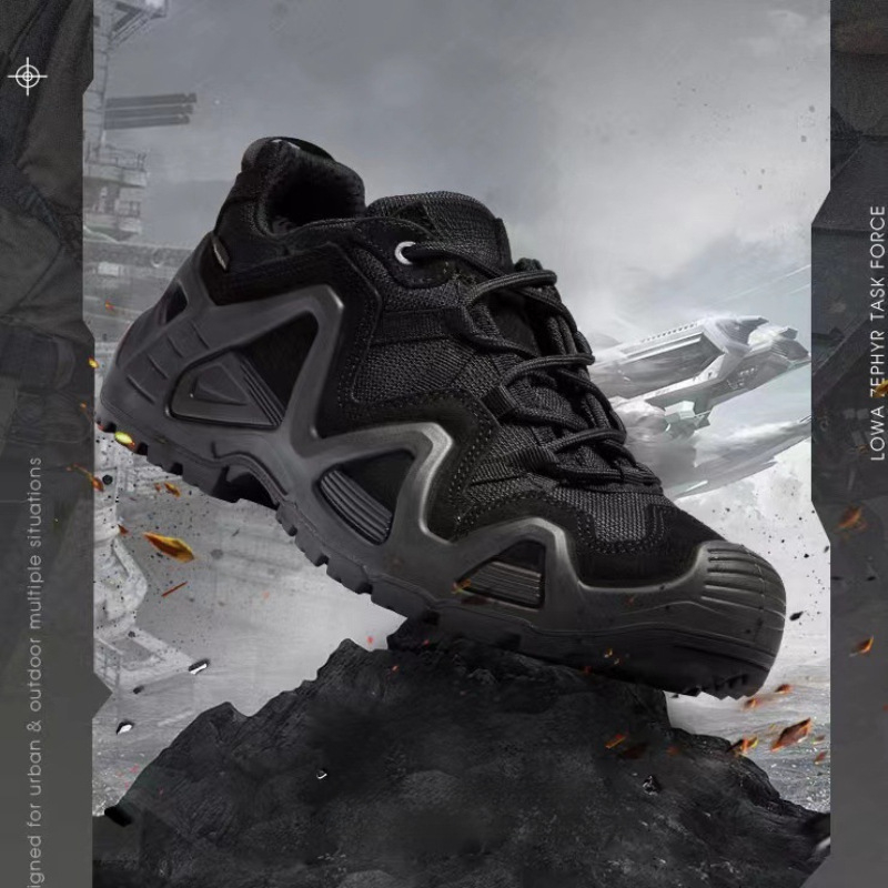 Ghete de drumeție impermeabile, unisex, înalte — talpă EVA, partea Super Fiber, căptușeală din plasă, branț din piele artificială, înălțime de gleznă